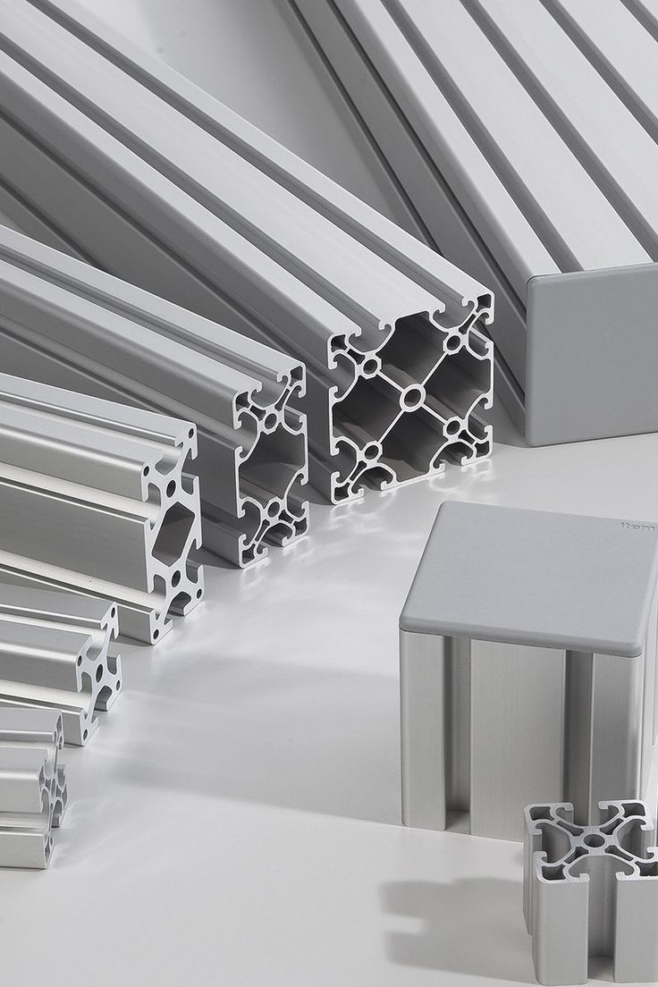 Aluminium extrusion profiles and tracks